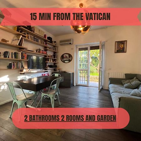 15 Min From The Vatican Wi-Fi And Garden Esterno foto