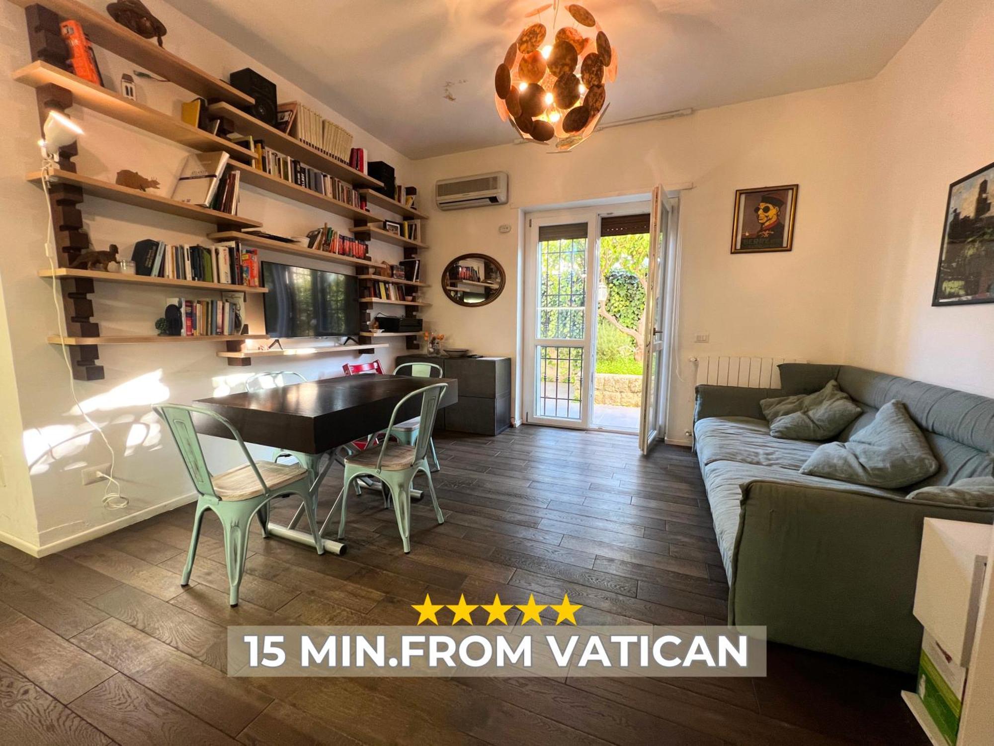 15 Min From The Vatican Wi-Fi And Garden Esterno foto